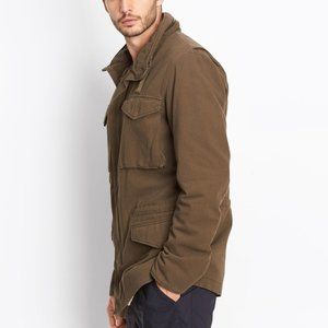 Vince Military Field Shearling-Lined Army Jacket